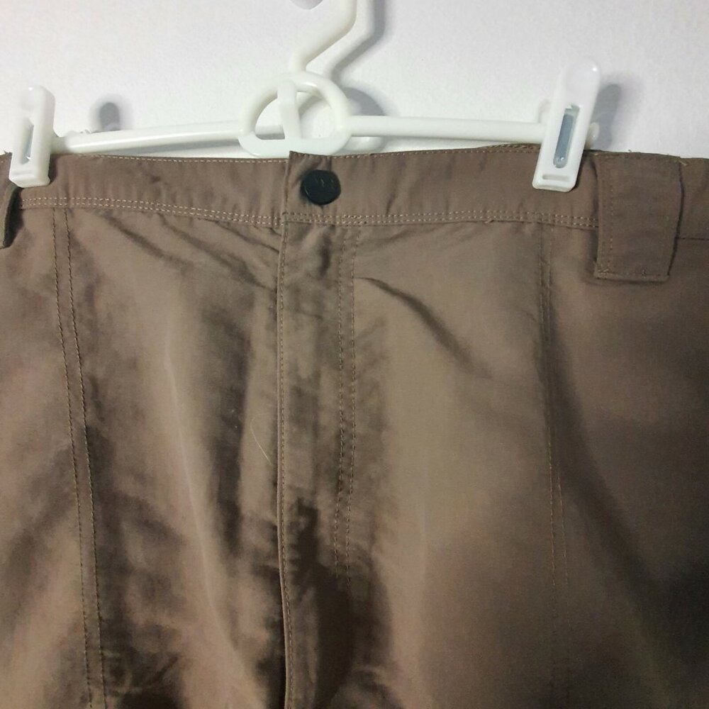 Wrangler Cargo Shorts Men Size 42 Brown Nylon‎ Pockets Lightweight Casual - Picture 4 of 8